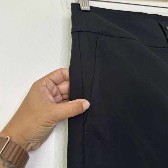 NEW J. Crew Wide Leg Flare Pant Stretch Twill Black Size 2 Frankie Chino Trouser - Picture 5 of 13